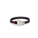 Ribeira Silver - leather, blue &amp; red