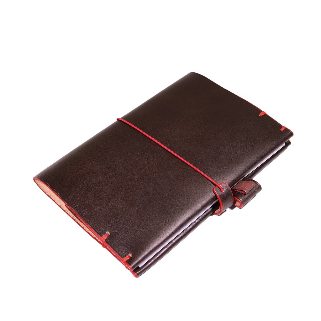 Devilish Notebook- dark chocolate &amp; red