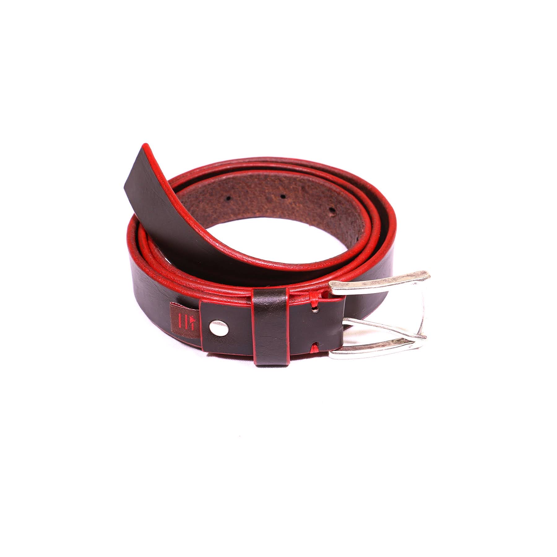 Cinto Devilish Belt dark chocolate red