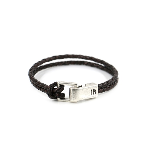 Aldoar Silver  - vintage leather dark brown